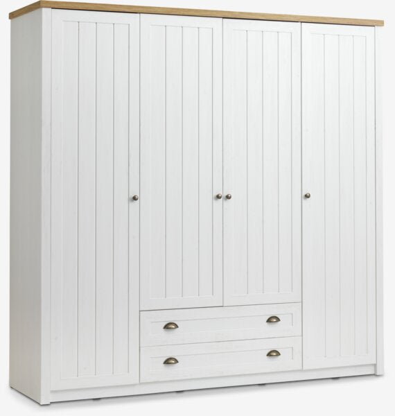Omara MARKSKEL 212x210 bela/barva hrasta