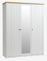 Omara MARKSKEL 162x210 bela/barva hrasta