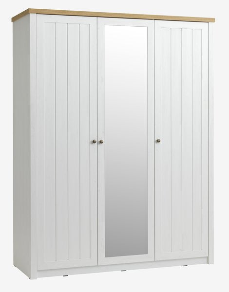 Omara MARKSKEL 162x210 bela/barva hrasta